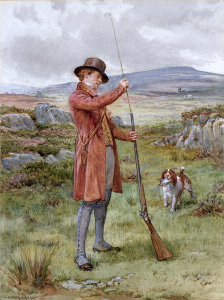 Detail of Loading the Gun, 1903 by George Goodwin Kilburne