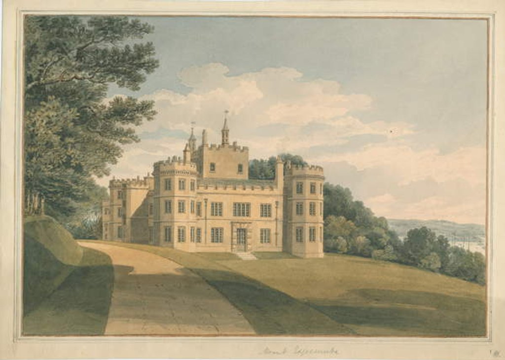 Detail of Devonshire - Mount Edgecombe, 1821 by John Buckler