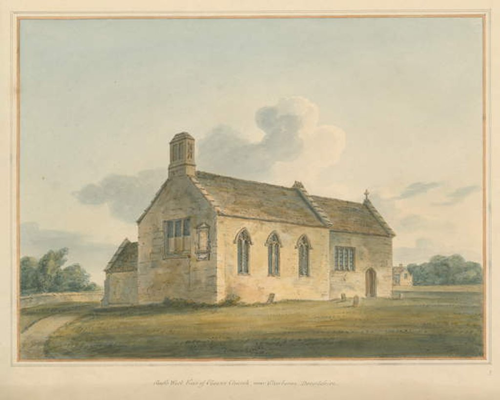 Detail of Dorset - Chorne Church, 1802 by John Buckler