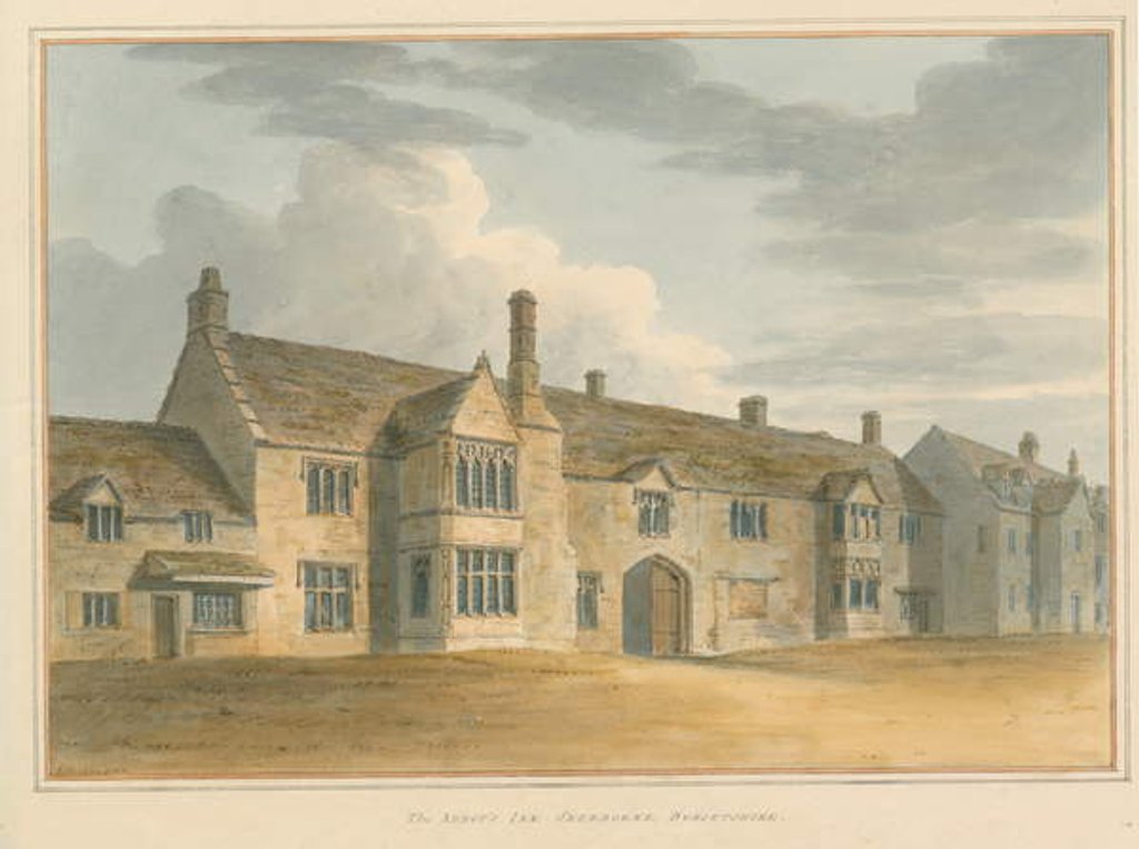 Detail of Dorset - Sherborne - The Abbot's Inn, 1802 by John Buckler
