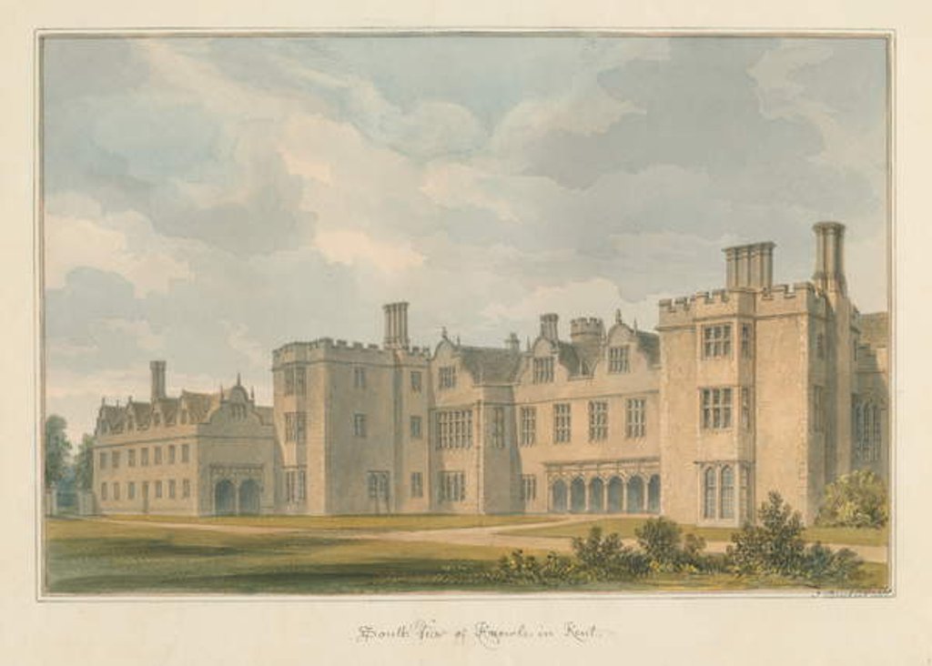 Detail of Kent - Knowle, 1811 by John Buckler