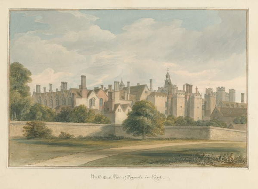 Detail of Kent - Knowle, 1811 by John Buckler