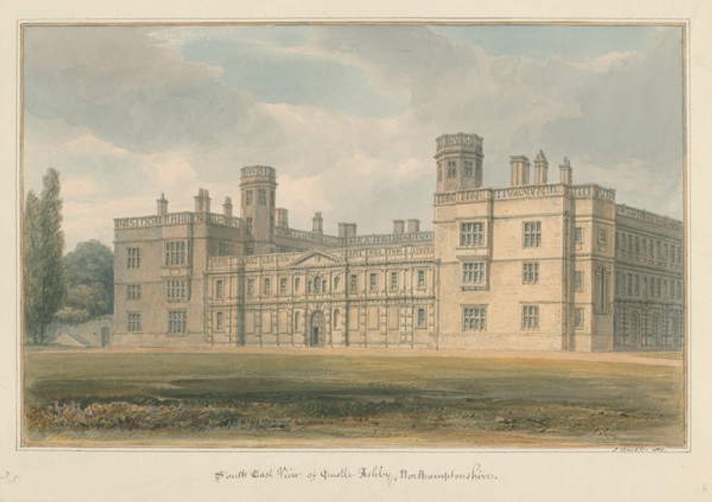 Detail of Northamptonshire - Castle Ashby, 1815 by John Buckler