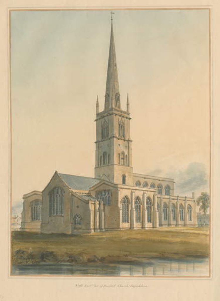 Detail of Oxfordshire - Burford Church, 1802 by John Buckler