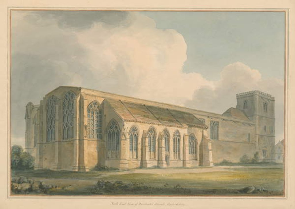 Detail of Oxfordshire - Dorchester Church, 1803 by John Buckler