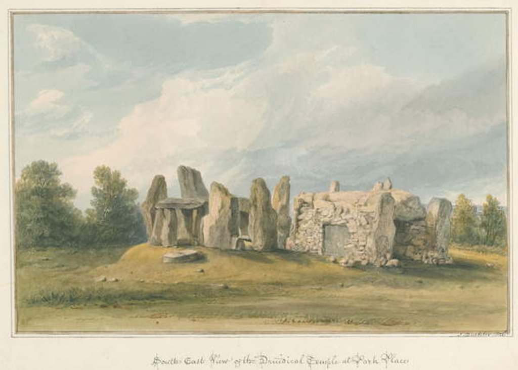 Detail of Oxfordshire - Henley upon Thames - Druidical Temple, 1826 by John Buckler