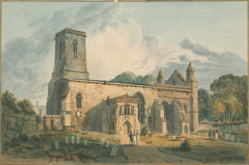 Detail of Oxfordshire - St. Peter's and St. Paul's Church, 1802 by John Buckler