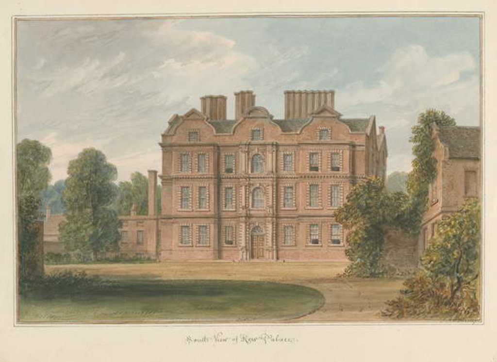 Detail of Surrey - Kew Palace, 1827 by John Buckler