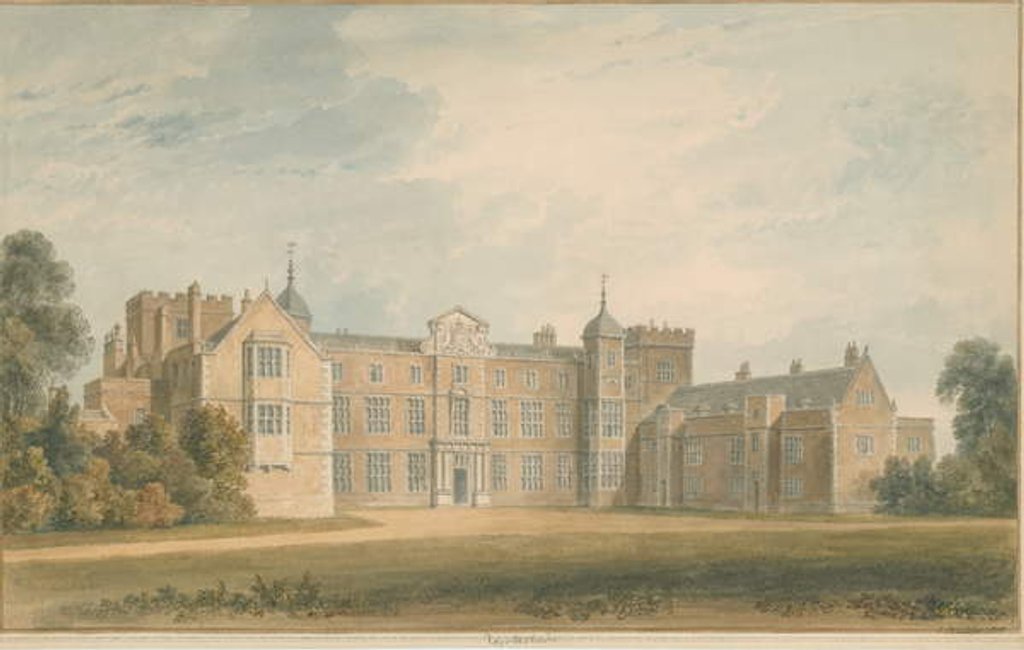 Detail of Yorkshire - Burton stable, 1818 by John Buckler