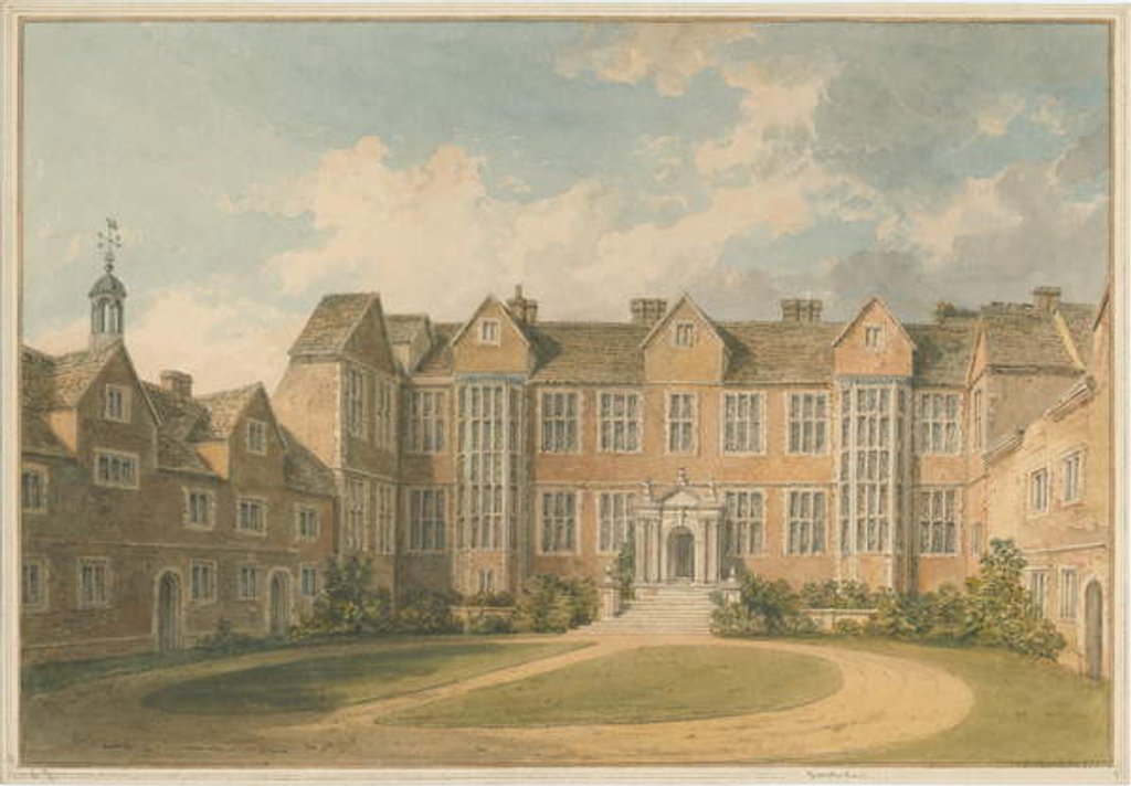 Detail of Heslington House Interior by John Buckler