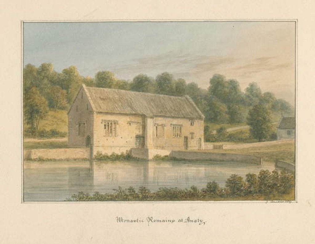Detail of Wiltshire - Ansty - Monastic Remains, 1817 by John Buckler