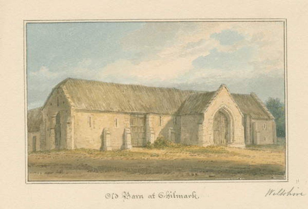 Detail of Wiltshire - Chilmark - Old Barn, 1817 by John Buckler