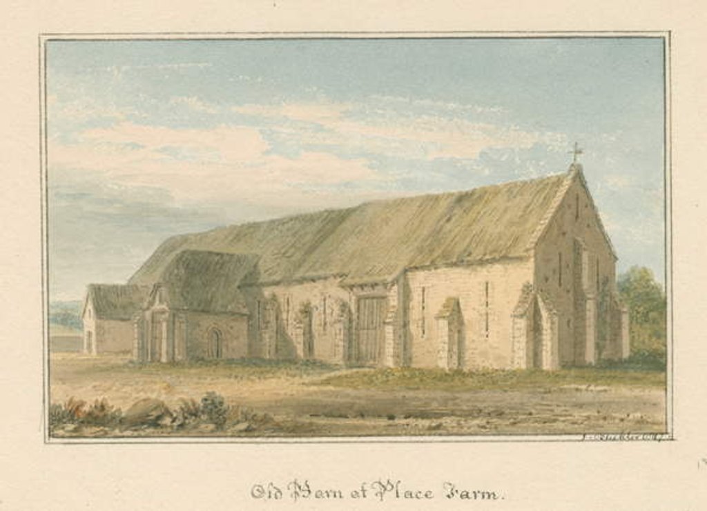 Detail of Wiltshire - Place Farm - Old Barn, 1817 by John Buckler