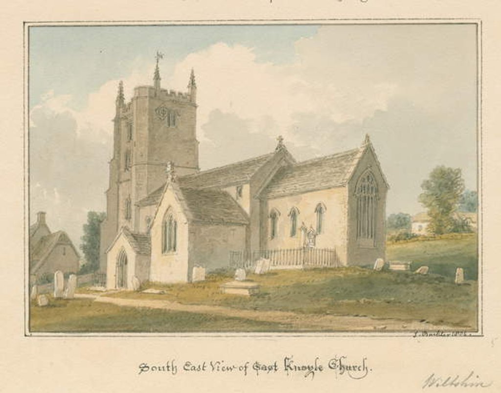 Detail of Wiltshire - Knowle Church, 1804 by John Buckler