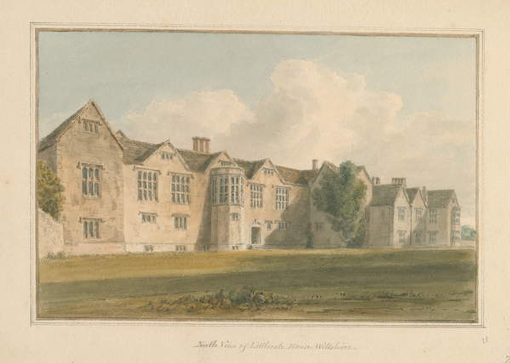 Detail of Wiltshire - Littlecote House, 1807 by John Buckler
