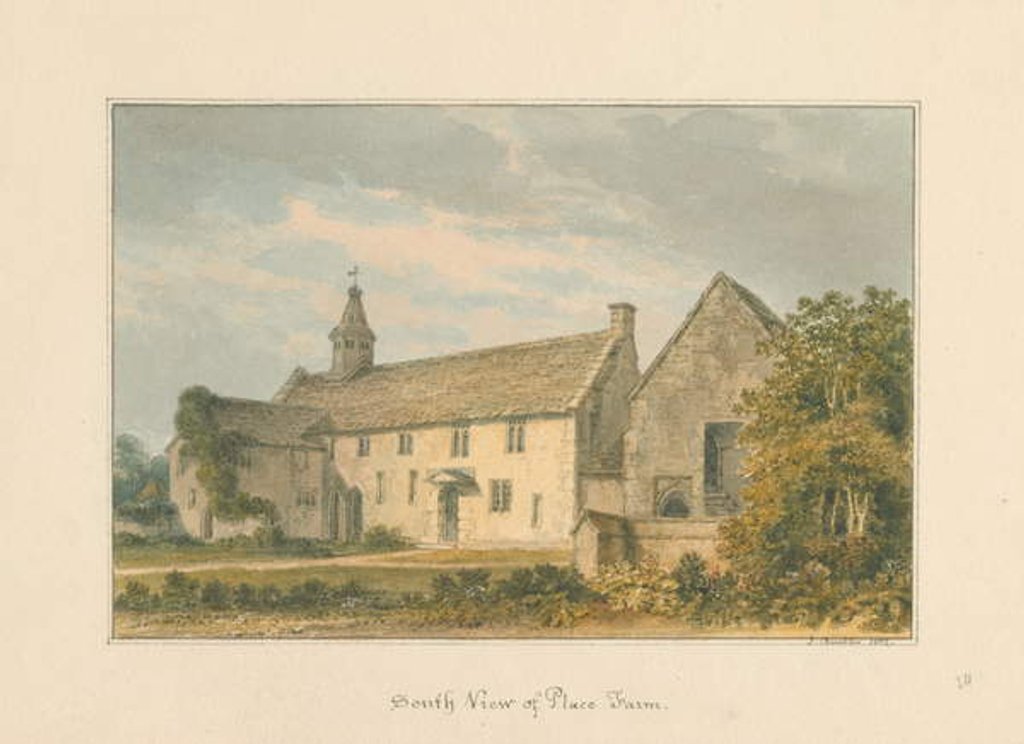 Detail of Wiltshire - Place Farm, 1812 by John Buckler