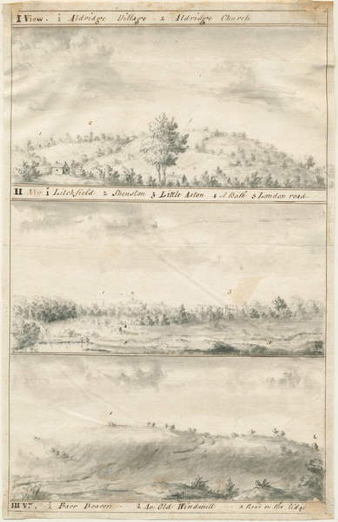 Detail of Aldridge panoramic view by Anonymous Anonymous