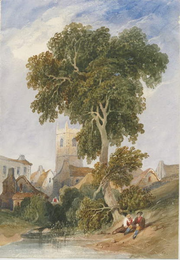 Detail of Longnor Village by Lewis John Wood