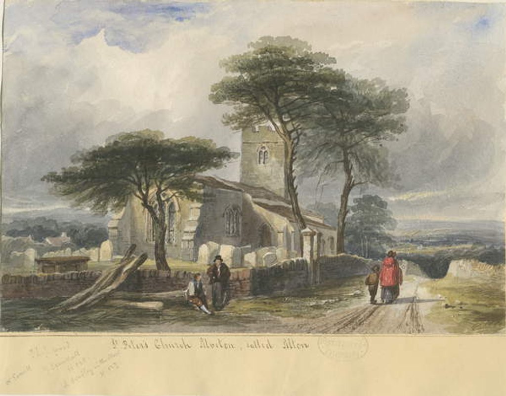 Detail of Alton Church by Lewis John Wood