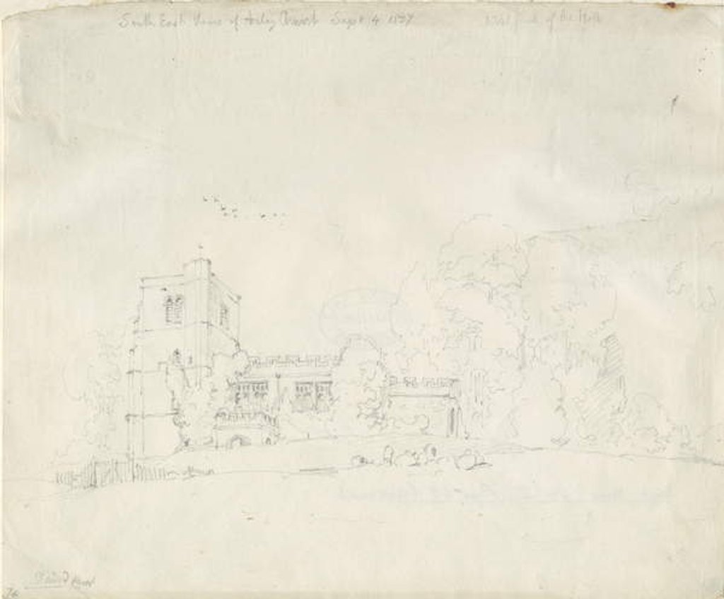 Detail of Arley Church by Thomas Peploe Wood