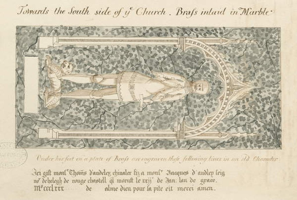 Detail of Audley Monuments - 'Thomas de Audley' by John Robert Fernyhough