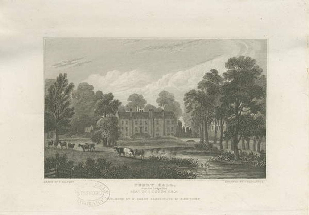 Detail of Great Barr - 'Perry Hall' by Frederick Calvert