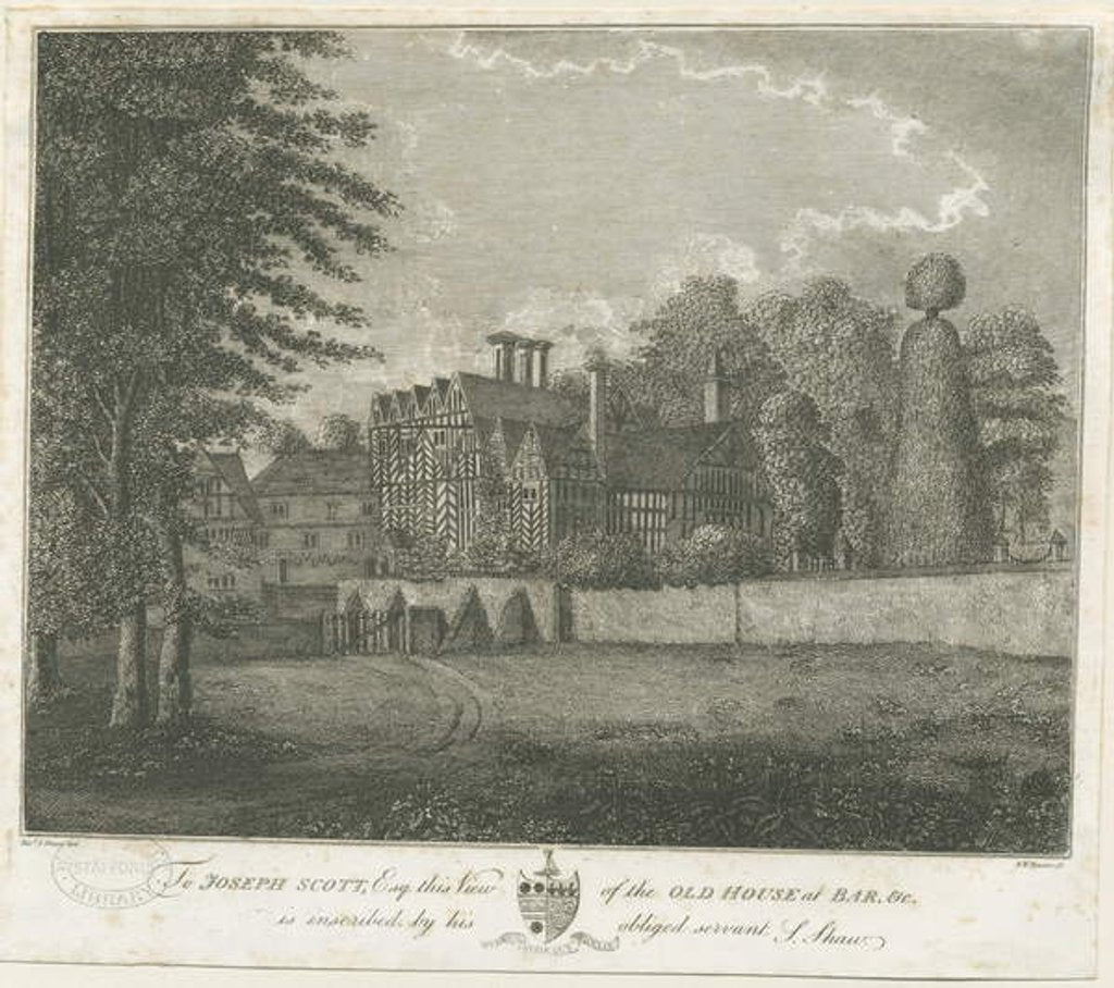 Detail of Great Barr Village - Old Tudor House by Stebbing Shaw