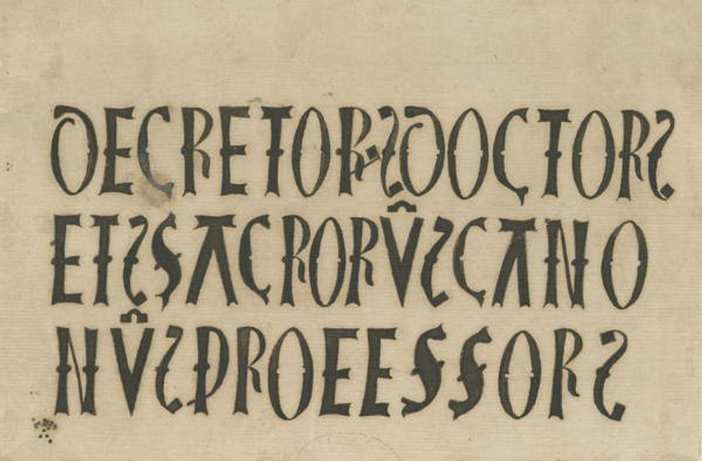 Detail of Barton under Needwood Church - inscriptions: ink facsimile, nd [?18th cent] by School English