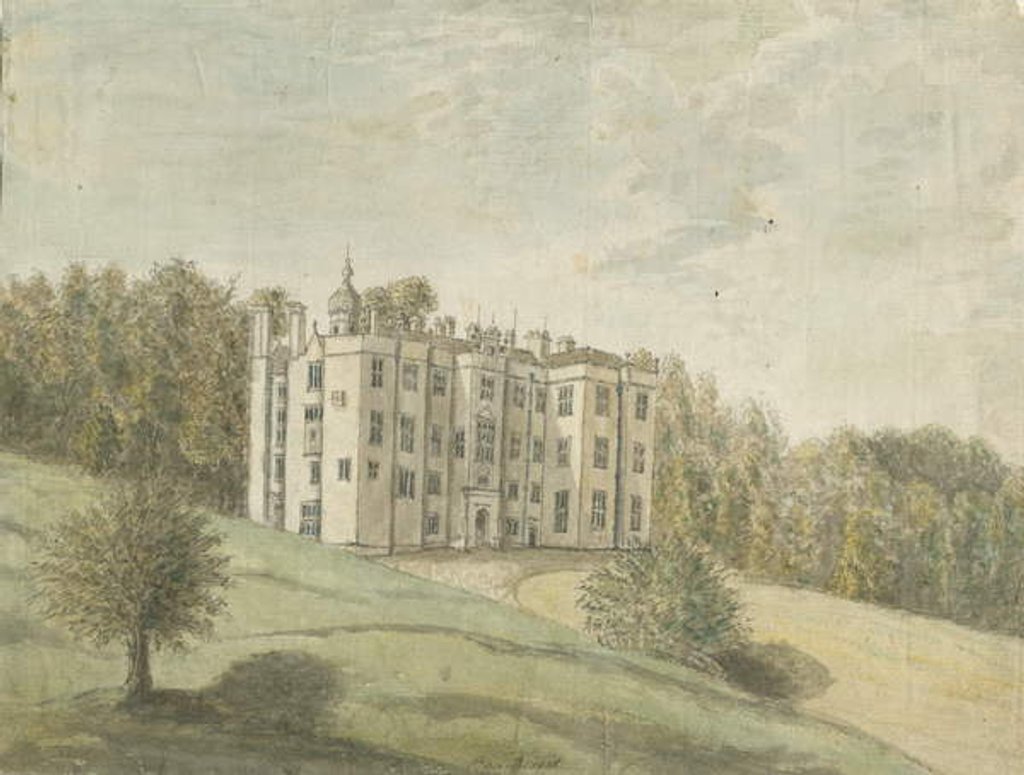 Detail of Beaudesert Hall and Park by Stebbing Shaw