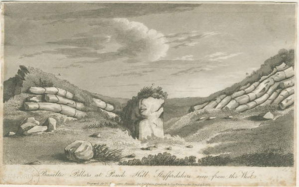 Detail of Bescott - Basaltic Pillars by School English