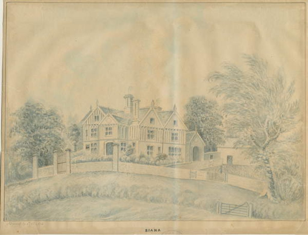 Detail of Eccleshall - Biana Hall by C.B Ash