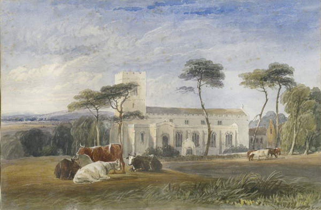 Detail of Biddulph Church by Lewis John Wood