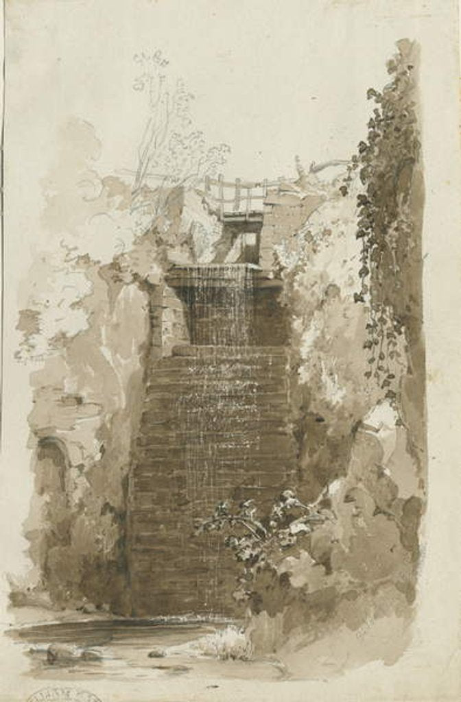 Detail of Biddulph - rural view by Thomas Peploe Wood