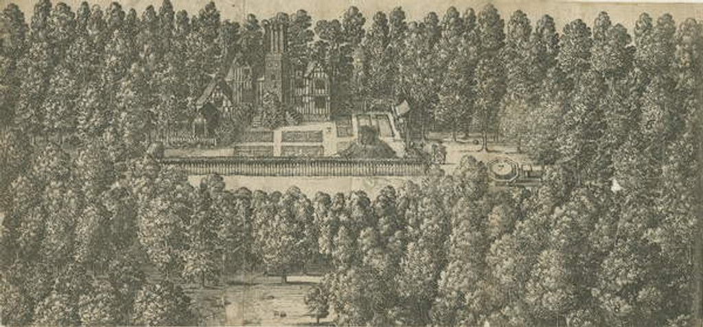 Detail of Boscobel House: engraving, nd [17th cent] by School English