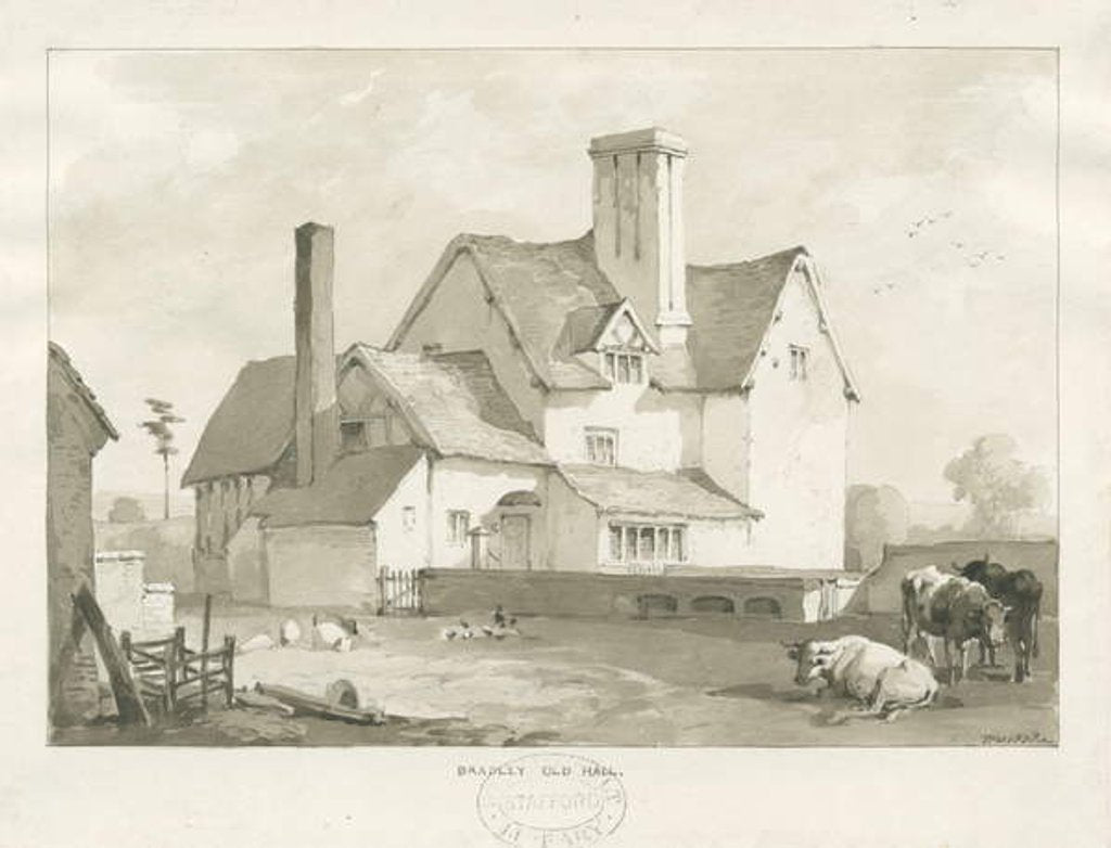 Detail of Bradley 'Old Hall' by Thomas Peploe Wood