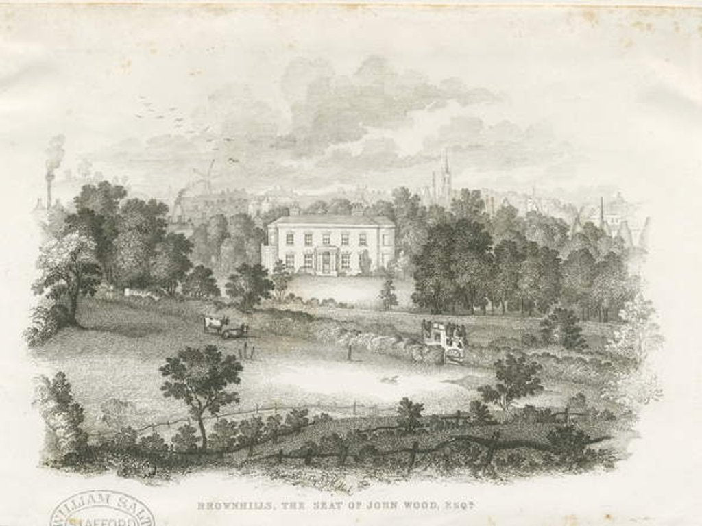 Detail of Burslem - 'Brownhills' House by School English