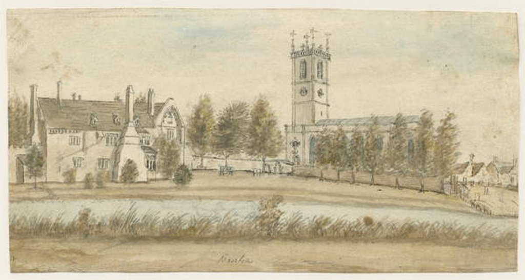 Detail of Burton-upon-Trent Abbey by Stebbing Shaw