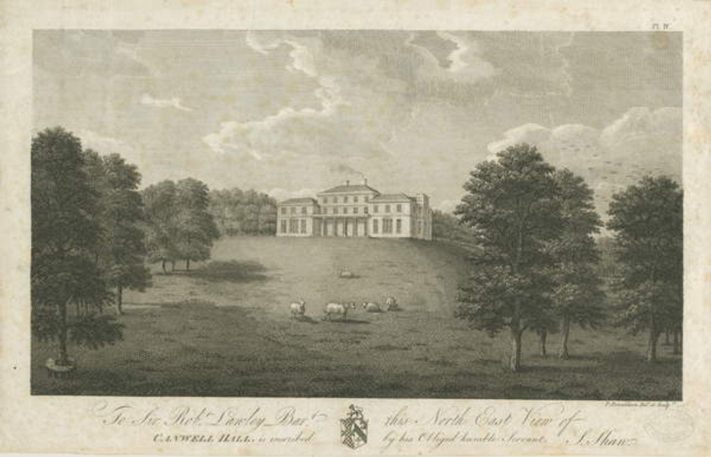 Detail of Canwell Hall by Stebbing Shaw