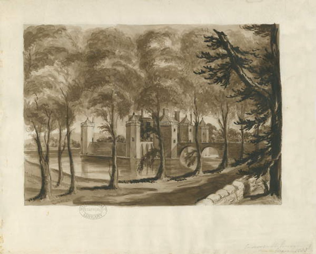 Detail of Caverswall Castle by School English