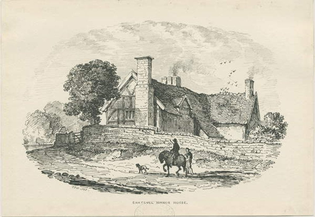 Detail of Chatcull Manor House by Thomas Peploe Wood