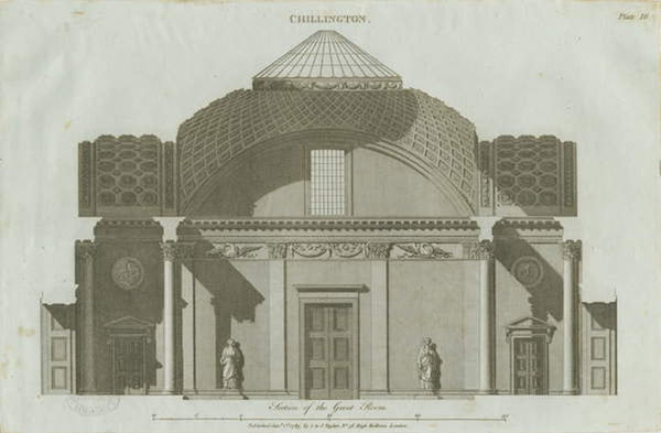 Chillington Hall: engraving, 1789 posters & prints by John Soane
