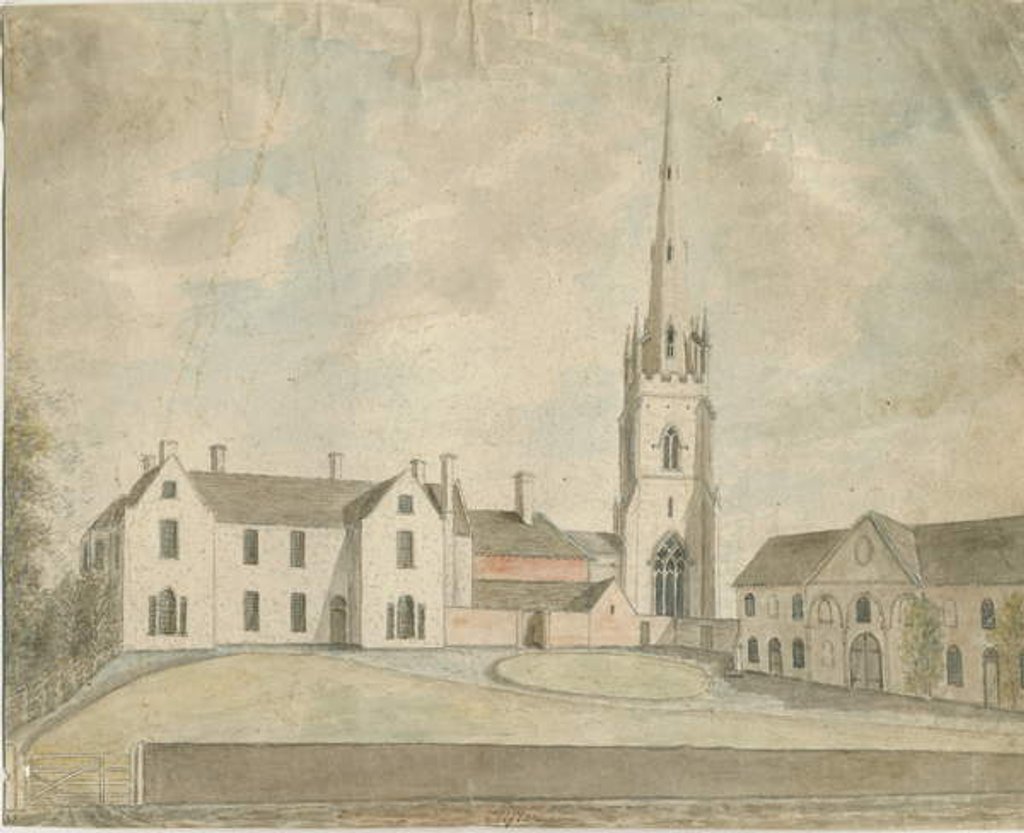 Detail of Clifton Campville Church by Stebbing Shaw