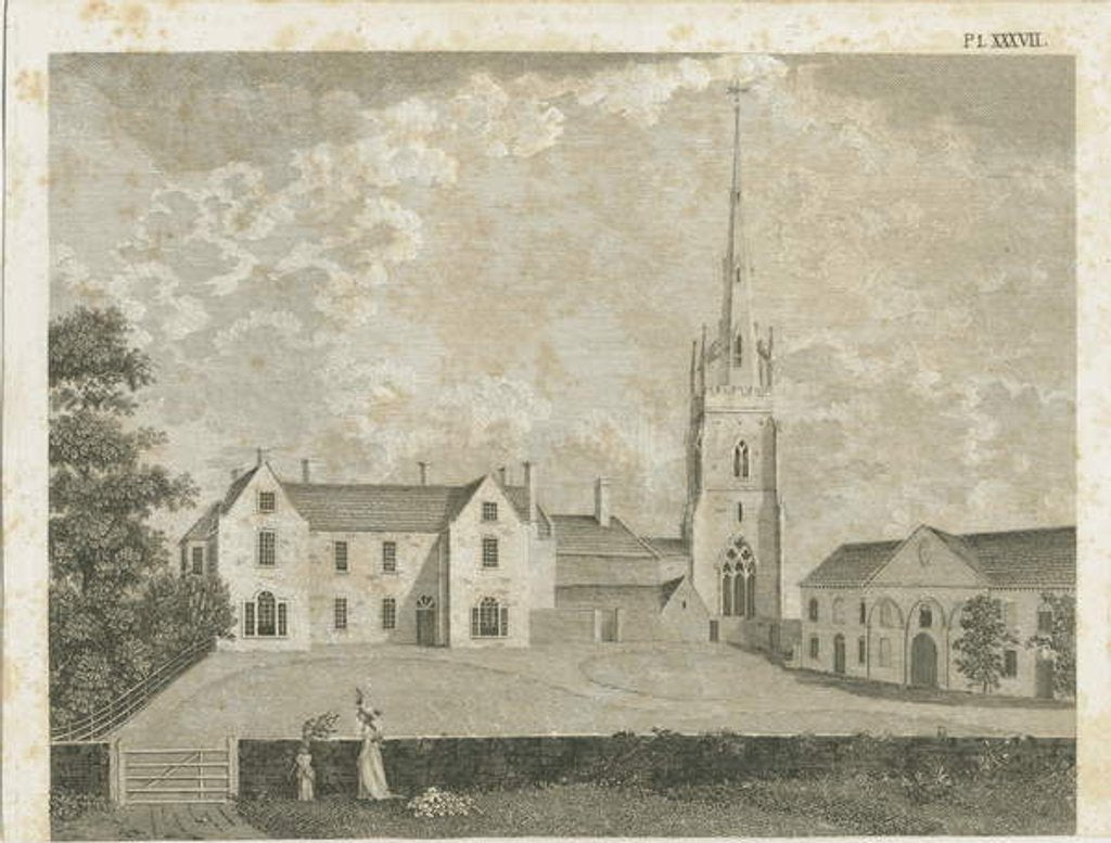 Detail of Clifton Campville Church by Stebbing Shaw