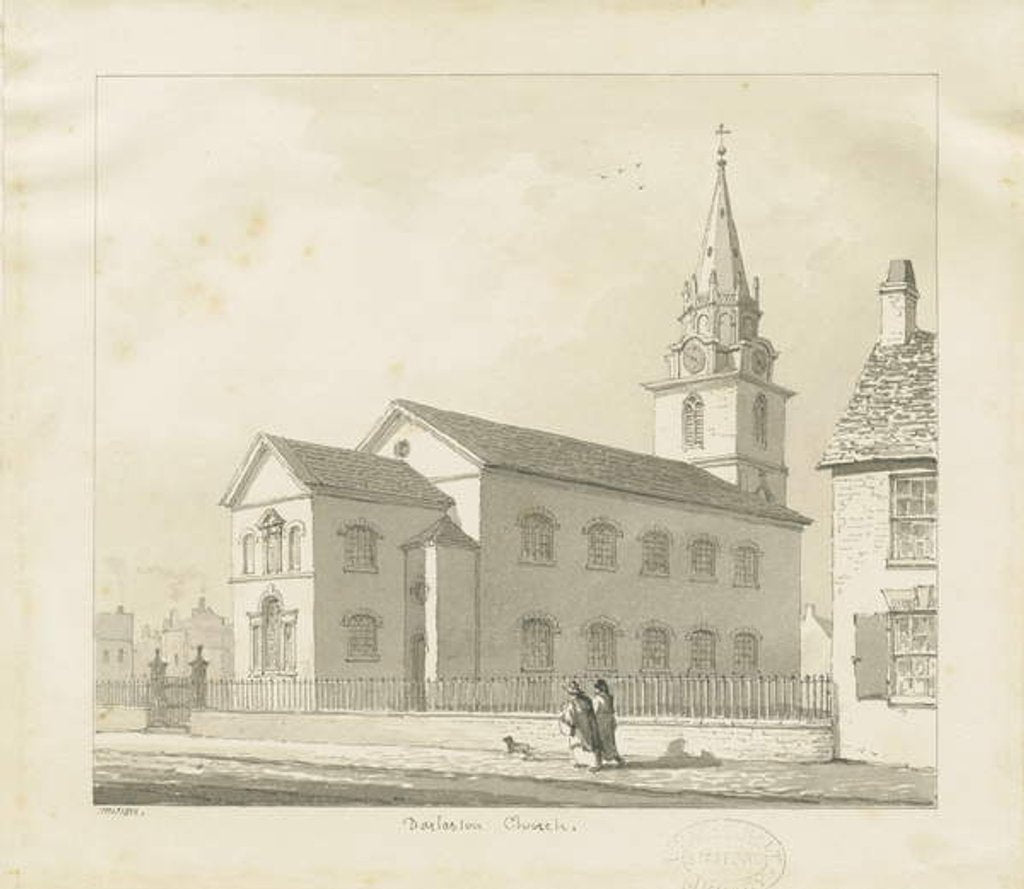 Detail of Darlaston Church by Thomas Peploe Wood