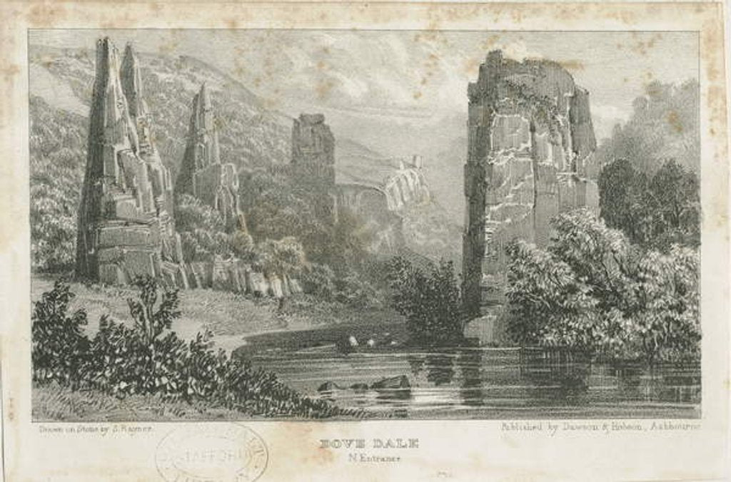 Detail of Dovedale - landscape by School English