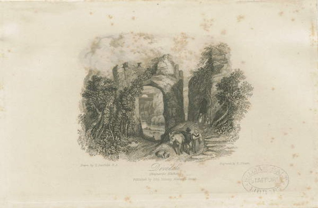 Detail of Dovedale - 'Reynard's Kitchen' by John Murray