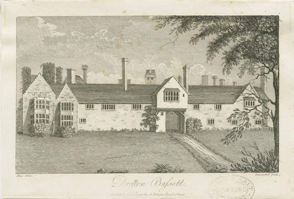 Detail of Drayton Bassett - 'Drayton Manor' by Stebbing Shaw