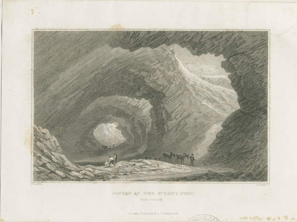 Detail of Dudley - Cavern at the Wren's Nest by David Cox