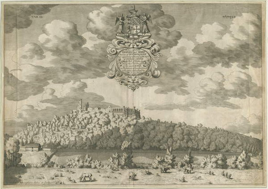 Detail of Dudley Castle: copper-plate engraving, nd [1653-1686] by Michael Burghers