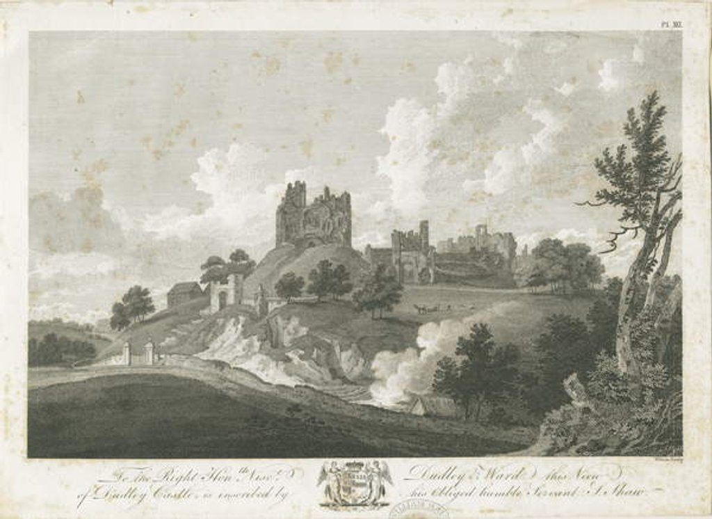Detail of Dudley Castle: engraving, nd [1762-1802] by Stebbing Shaw